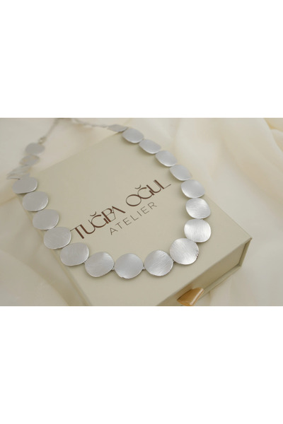 ATELİER TUĞBA KOL807 MATTE ROUND BEAD NECKLACE