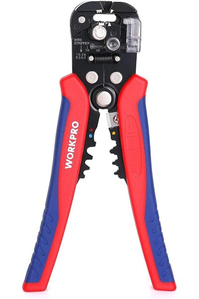 Workpro Self Adjusting Wire Stripper, 3-in-1 Automatic Wire Stripper/Cutter/C...