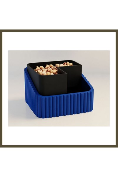 northcity n 3D-Printed Pistachio Bowl - Dual-Chamber Shell Separator Serving ...