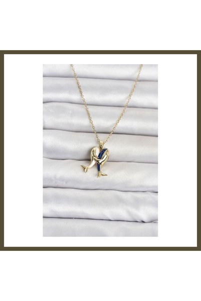 northcity n 316L Stainless Steel Chain, Gold-Colored, Dolphin-Style Women's N...