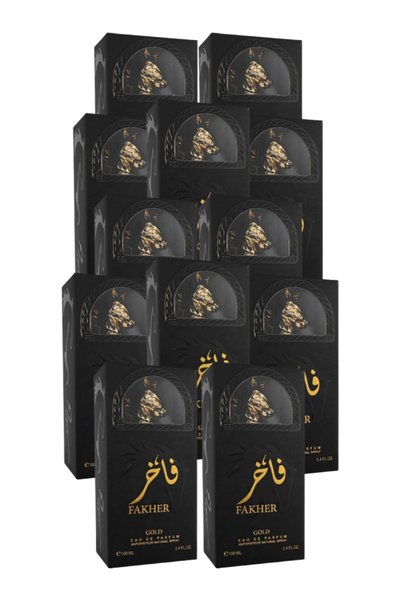 FAKHER 12 قطعة عطر ذهبي 100 مل