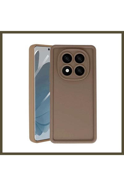 northcity n Redmi Note 14 Pro 5G Compatible Viera Silicone Case - Brown BX