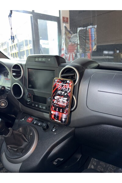 Furens Peugeot Partner 2009-2018 Araç Içi Premium Telefon Tutucu - Araba Telefon Tutacağı Havalandırma Için