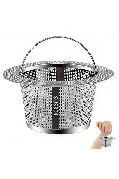 EXCEFORE Sink Strainer for Anti-Clog Drain Protection, Stainless Steel Sinks ...