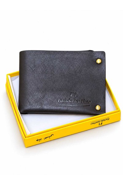 Farida Premium Men's Genuine Leather Bifold Wallet with Multiple Card Slots, ...