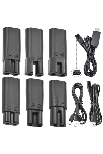 BOEEA 9 PCS Replacement Power Cord 5V Charger USB Adapter Suitable for Electr...