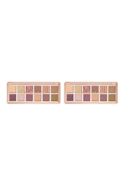 Revolution 2x PACK The Eternal Icon Bronze – Eyeshadow Palette with Matte, Sh...