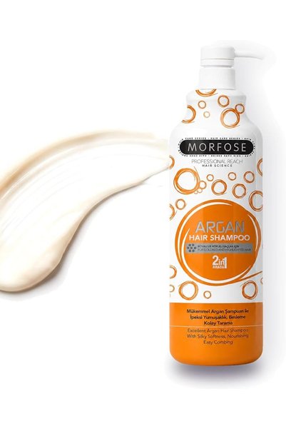 Morfose Argan Hair Shampoo, Premium Hair Care, Argan Oil Infused, Moisturizin...