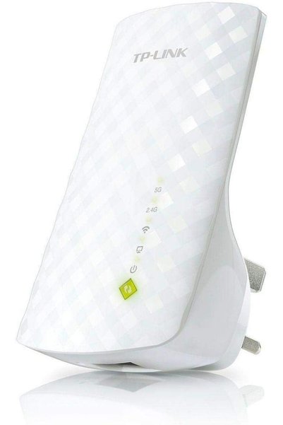 TP-LINK Wi-Fi Range Booster Extender Expand RE200 2.4GHz and 5GHz AC750 Dual ...