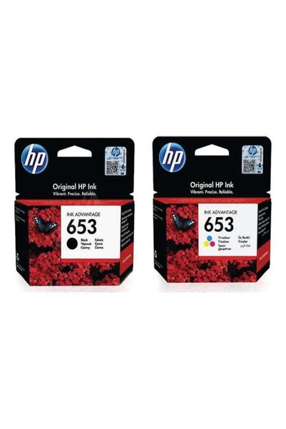 HP عبوة تحتوي على خرطوشتين من الحبر الأصلي للطابعة، متعدد الألوان.