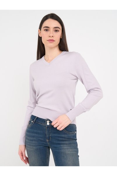 Lee Cooper - Pulover dama cu maneca lunga si detalii logo