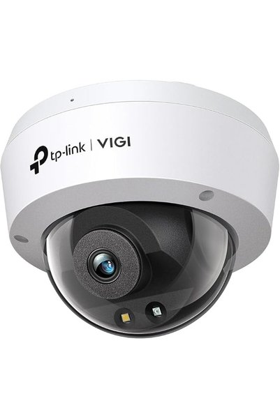 TP-LINK VIGI C240 4mm Lens Smart Security Camera | 4MP HD Full-Color Dome Network Camera | Built-in