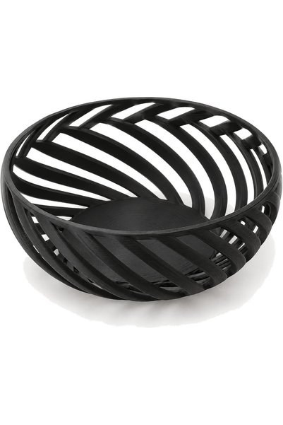Generic Spiral Lattice Decorative Bowl, 23 cm Modern Geometric Centerpiece fo...