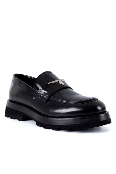 MARCOMEN 24025 26KA Men's casual shoes, Black, Lace-Up