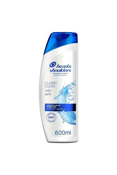 Head & Shoulders شامبو مضاد للقشرة، تركيبة منعشة وأنيقة، للشعر العادي، 600 مل.