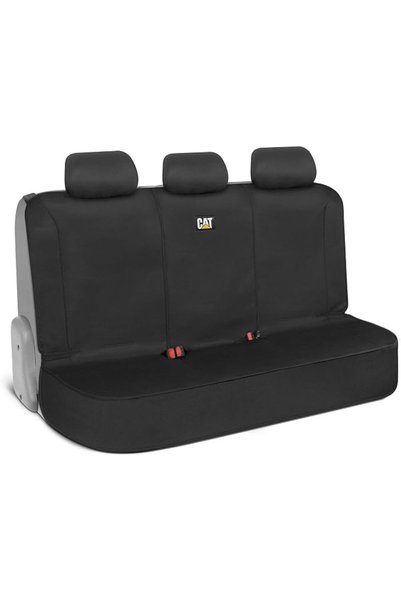 Cat Caterpillar EasyFit Back Seat Cover for Cars Trucks SUV, Split Bench Rear...