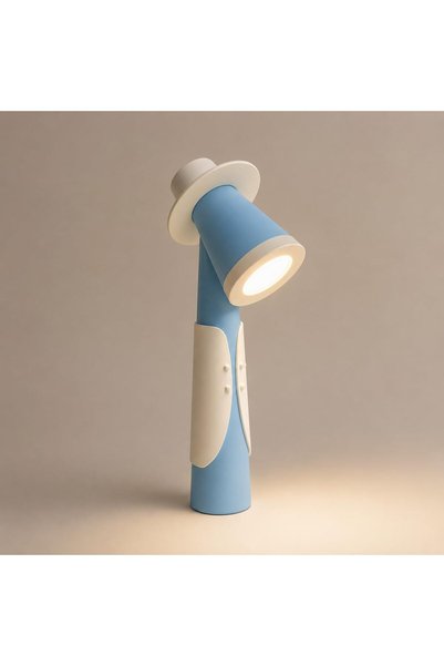 Generic Hat Man Desk Lamp | 3D Printed Minimalist LED Night Light | USB Power...