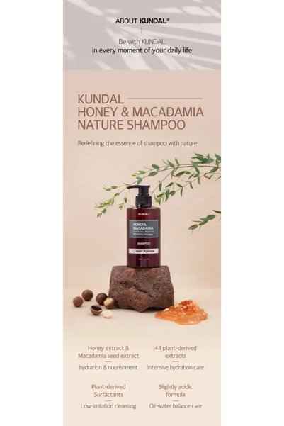 Other KUNDAL Perfume Hair Care Shampoo + Treatment 500ml Set