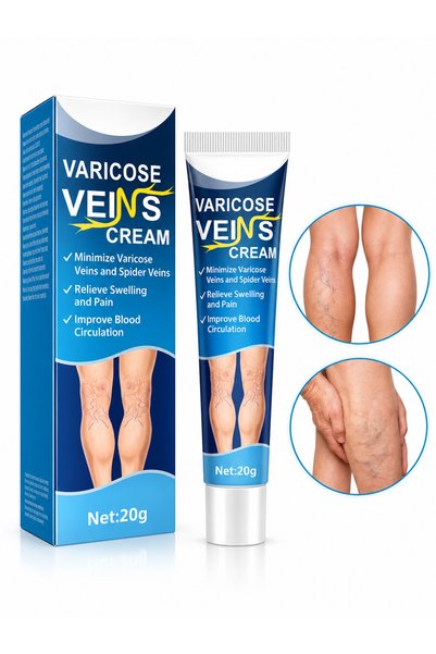 SOL LORA Cremă pentru Picioare cu Varice și Vene Vizibile, Varicose Veins Cre...
