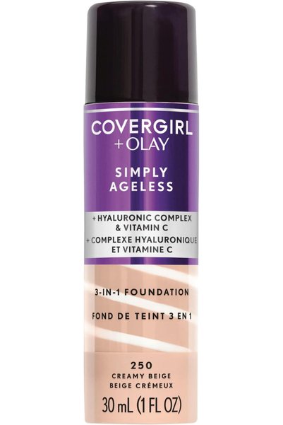 covergirl كريم أساس سائل "أولاي سيمبلي إيجليس" 3 في 1 - لون 242، بيج متوسط، ح...
