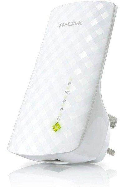TP-LINK Wi-Fi Range Booster Extender Expand RE200 2.4GHz and 5GHz AC750 Dual ...