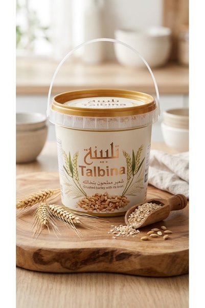 taibah تلبينه شعير مطحون من طييبه 300 جرام