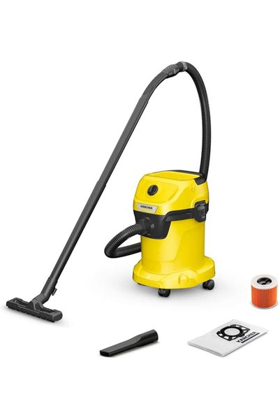 Karcher مكنسة كهربائية WD3 V للاستخدام الرطب والجاف من كارتشر، 1000 واط، حاوي...
