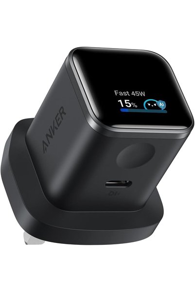 Anker Nano Smart Display Charger,45W Max Fast Charger USB C for iPhone 18p
