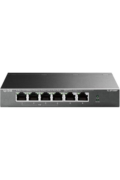 TP-LINK محول شبكة مكتبي TP-Link TL-SF1005P مزود بأربعة منافذ PoE بقدرة 56 واط...