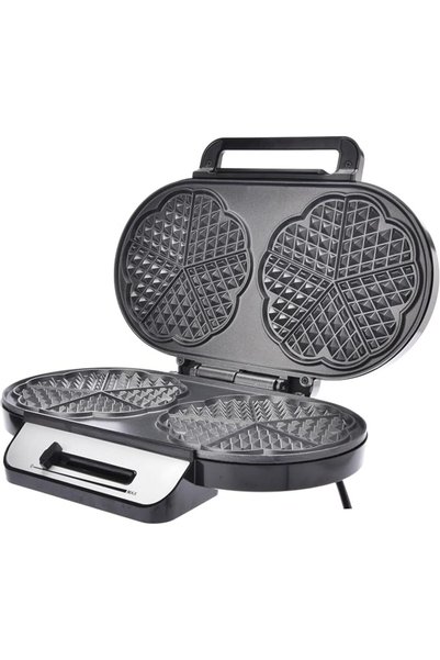 Koolen Double Waffle Maker, 1200W, 28cm Diameter, Black