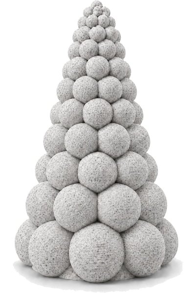 Generic Bubble Christmas Tree Figurine 15 cm, Modern Textured Tabletop Tree D...