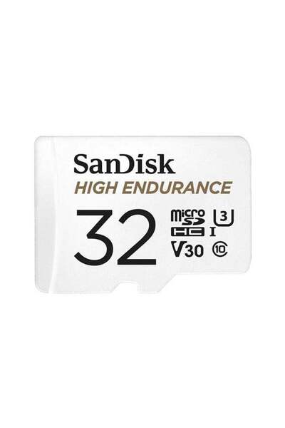 SanDisk High Endurance microSDHC + SD Adapter - for dash cams & home monitori...