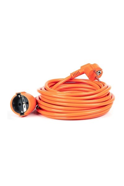 Bylion Cablu prelungitor portocaliu cu priză electrică, 3x1.5 mm, 5 ml