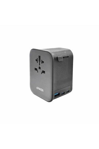 Anker Anker Multi-Port Travel Adapter with 65W Power, Featuring a USB Port an...