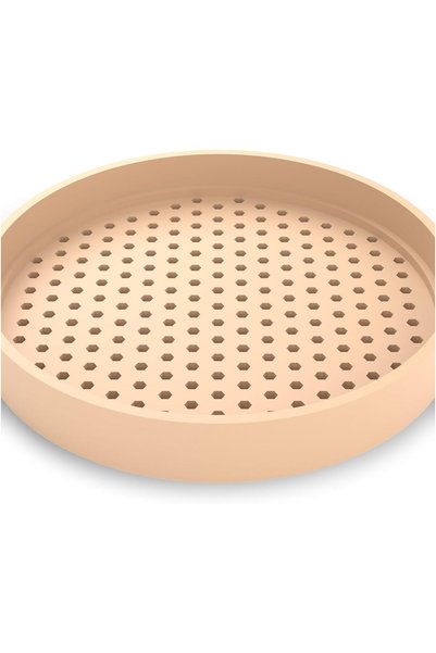 Generic Round EDC Valet Tray with Flexible Cushion Mesh Floor, Entryway Bedsi...