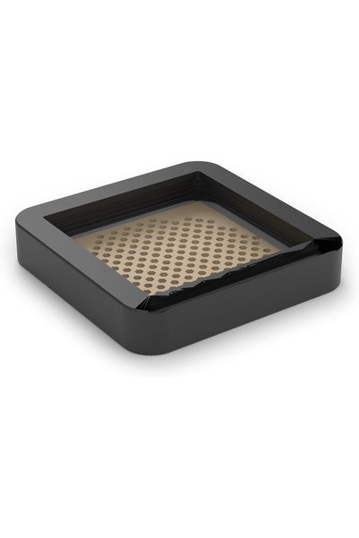 Generic Springy Mesh Valet Tray, Entryway Bedside Organiser, 16 cm, Black/Tan...
