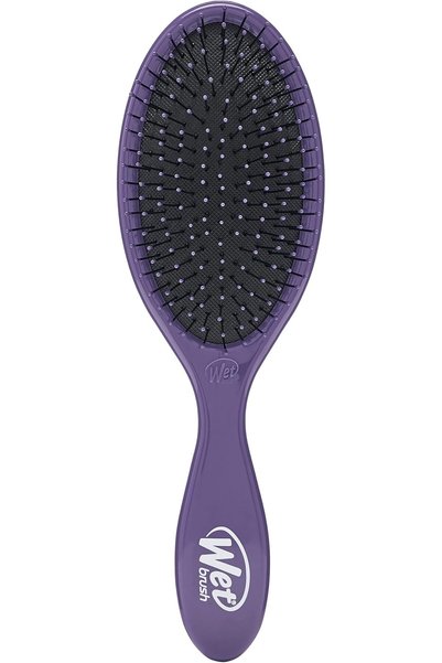 Wet Brush فرشاة فك تشابك الشعر الأصلية، لون أرجواني حصري - شعيرات فائقة النعو...
