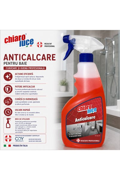 chiaro luce Detergent profesional de detartrare Anticalcare – 750 ml