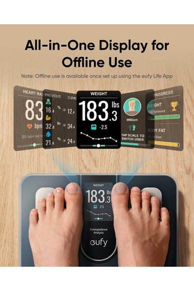 Anker Yofi Smart Scale C20 - Black