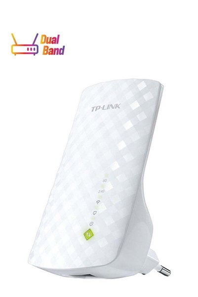 TP-LINK AC750/RE200 Dual Band Wi-Fi Range Booster (2.4GHz & 5GHz) White