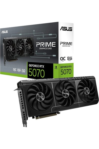 ASUS بطاقة الرسومات Prime GeForce RTX 5070 12GB GDDR7 إصدار OC SFF-Ready (PCI...