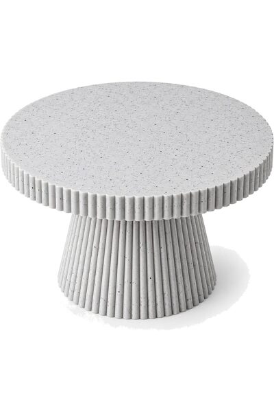 Generic Ribbed Pedestal Tray with Hidden Twist-Lock Compartment 24 cm