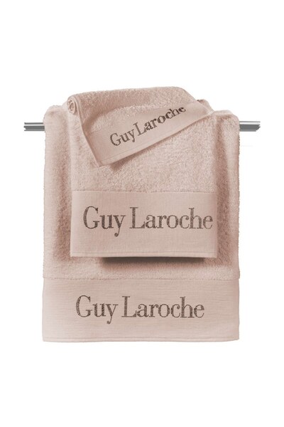 Guy Laroche Towels Set 3pcs Futura Rose Pink Σετ Πετσέτες