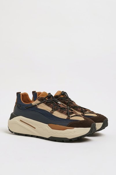 Faruk balkanas Singapore-Style Genuine Leather Sneakers with Imported Soles a...