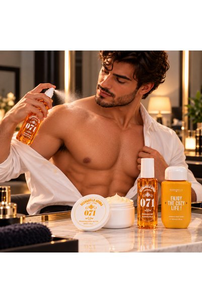 Generic Brand مجموعة سينابيلا للعناية بالجسم 071 – استمتع بالدفء والراحة 🍂✨