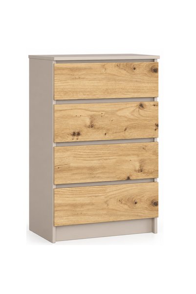 akord Comodă K60 cu 4 sertare spațioase, design modern, 60x40x99 cm, Casmir ș...