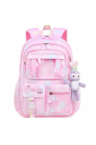 OEM Rucsac școlar impermeabil pentru copii, cu mascotă, 35 L, 45 x 32 x 17 cm...