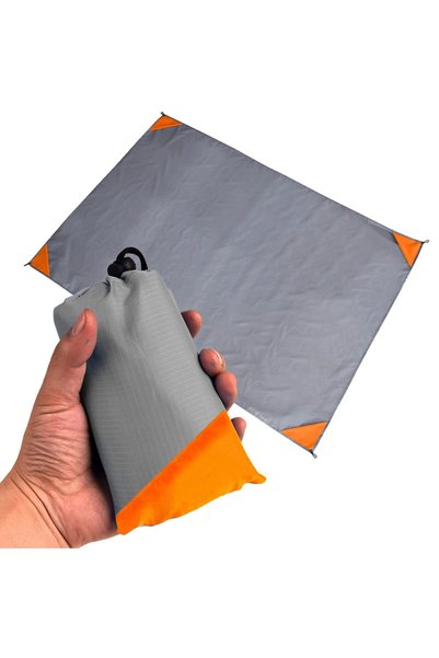 wisfunlly Pocket Picnic Blanket, Sandproof Lightweight Compact Camping Tarp, ...