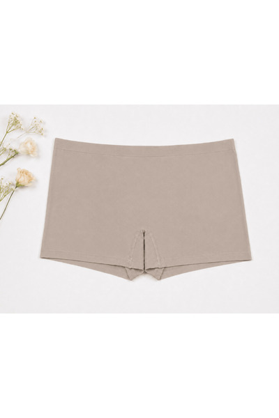Hepsi Moda Women's Stitch-Free Boxer Briefs - 5038 - Light Taupe Color