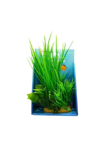 Yusee Aquarium Decoration - Artificial Plant - Ys-60205[Length - 20Cm]